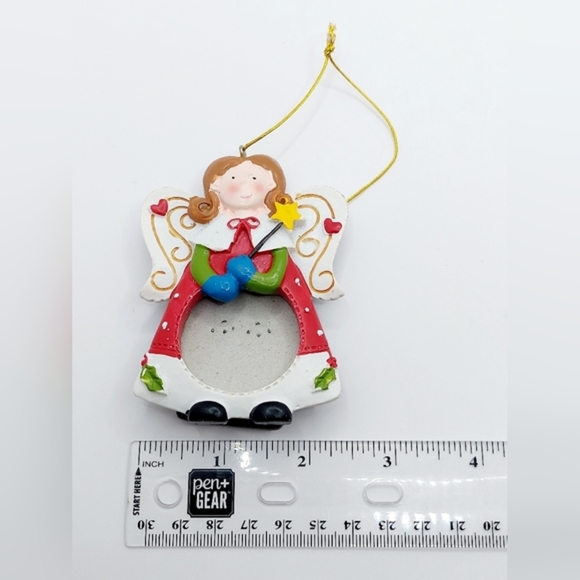 Vintage Angel Frame‎ Christmas Ornament - Picture 3 of 3